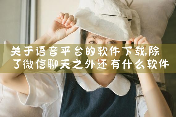 关于语音平台的软件下载