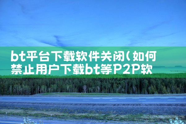 bt平台下载软件关闭